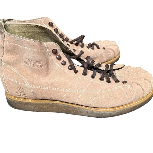 Rare Adidas, suede shell toe shoes - Picture 2 of 3